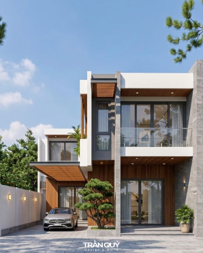 Biệt Thự Hiện Đại 2 Tầng Đẹp – Thiết Kế Không Gian Mở Sang Trọng Và Đẳng Cấp