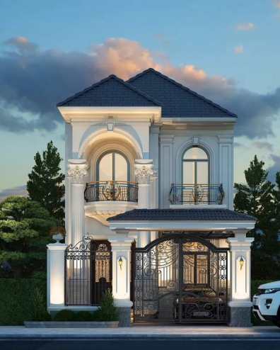 Tổng hợp những mẫu biệt thự 2 tầng đẹp và dẫn đầu xu hướng 2026