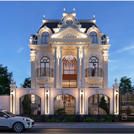 Tổng hợp mẫu biệt thự tân cổ điển đẹp được ưa chuộng năm 2026